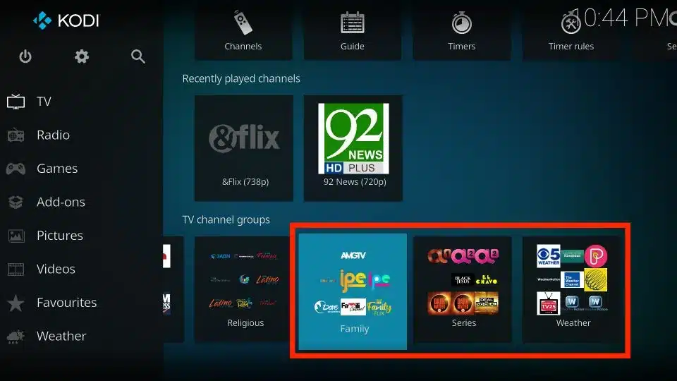 kodi iptv addon