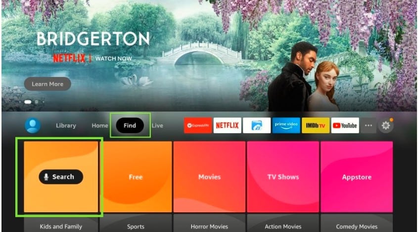 Cómo instalar IPTV Smarters APK en FireStick / Android TV Box en pasos simples de 2022 18 encontrar y buscar opción