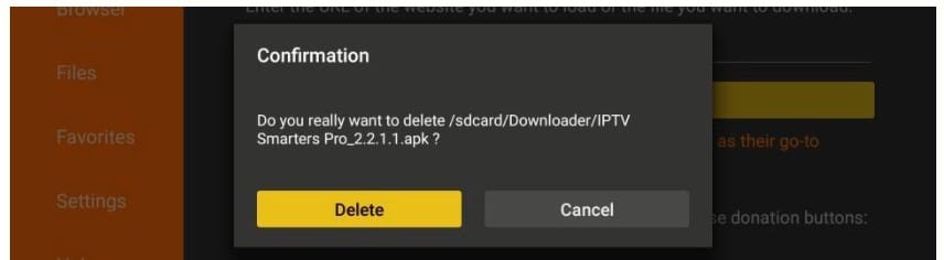 Cómo instalar IPTV Smarters APK en FireStick / Android TV Box en pasos simples 2022 32 borrar de nuevo