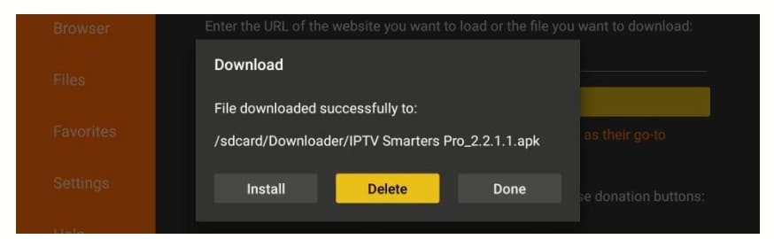 Cómo instalar IPTV Smarters APK en FireStick / Android TV Box en pasos simples 2022 31 eliminar archivo innecesario